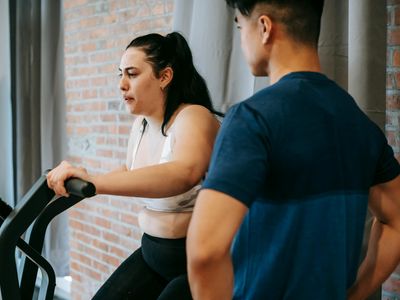 Abstract shadows of a person moving in the gym
